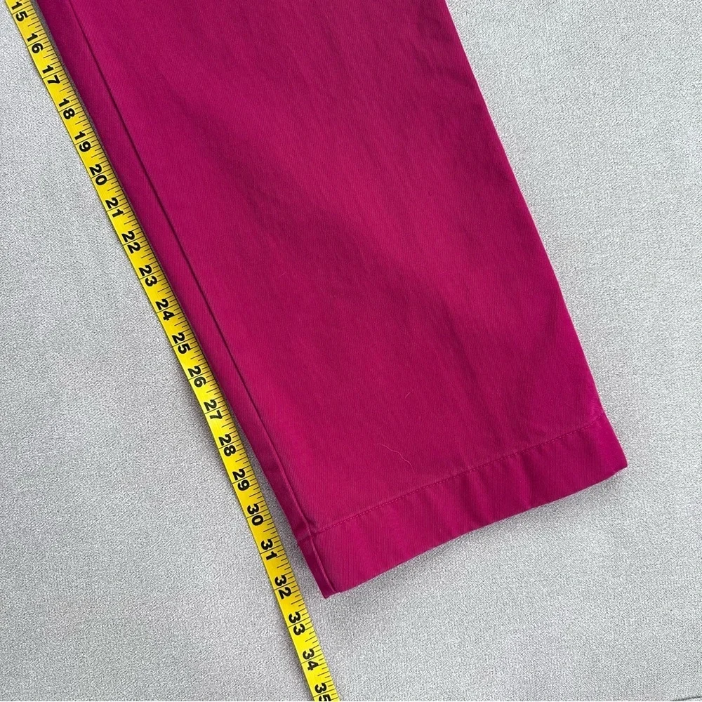 Lands' End Men's Bold Pink Chino Pants. Size 33 X 34