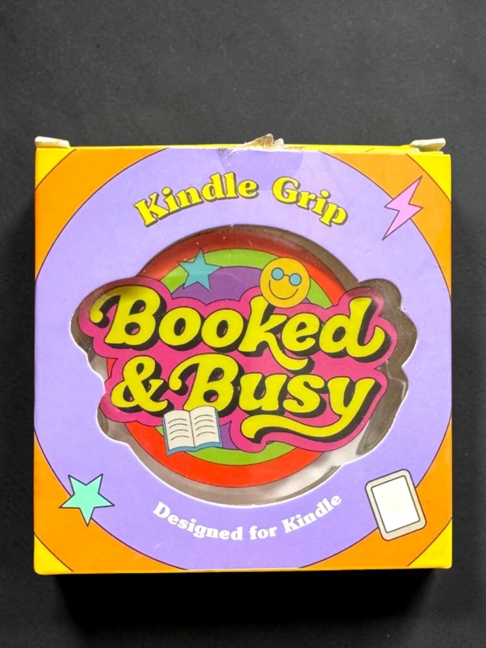 NWT Booked & Busy Kindle Grip Magnetic E-Reader Holder