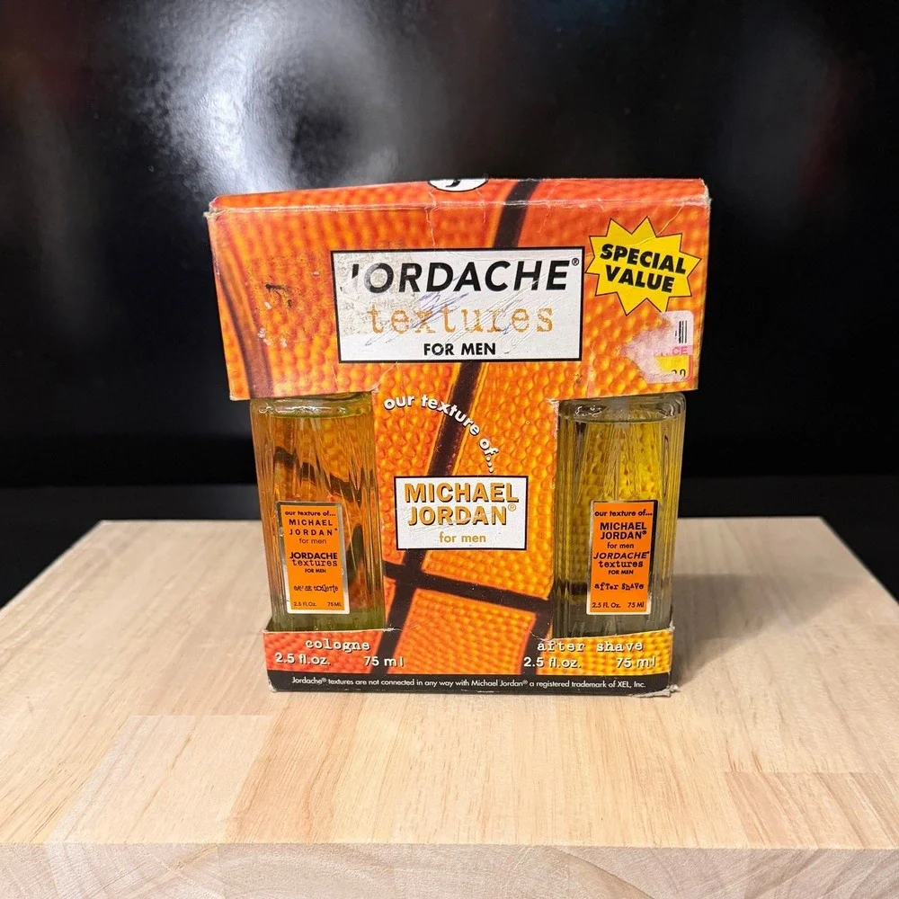 Jordache Textures Michael Jordan Cologne‎ and After Shave Set For Men