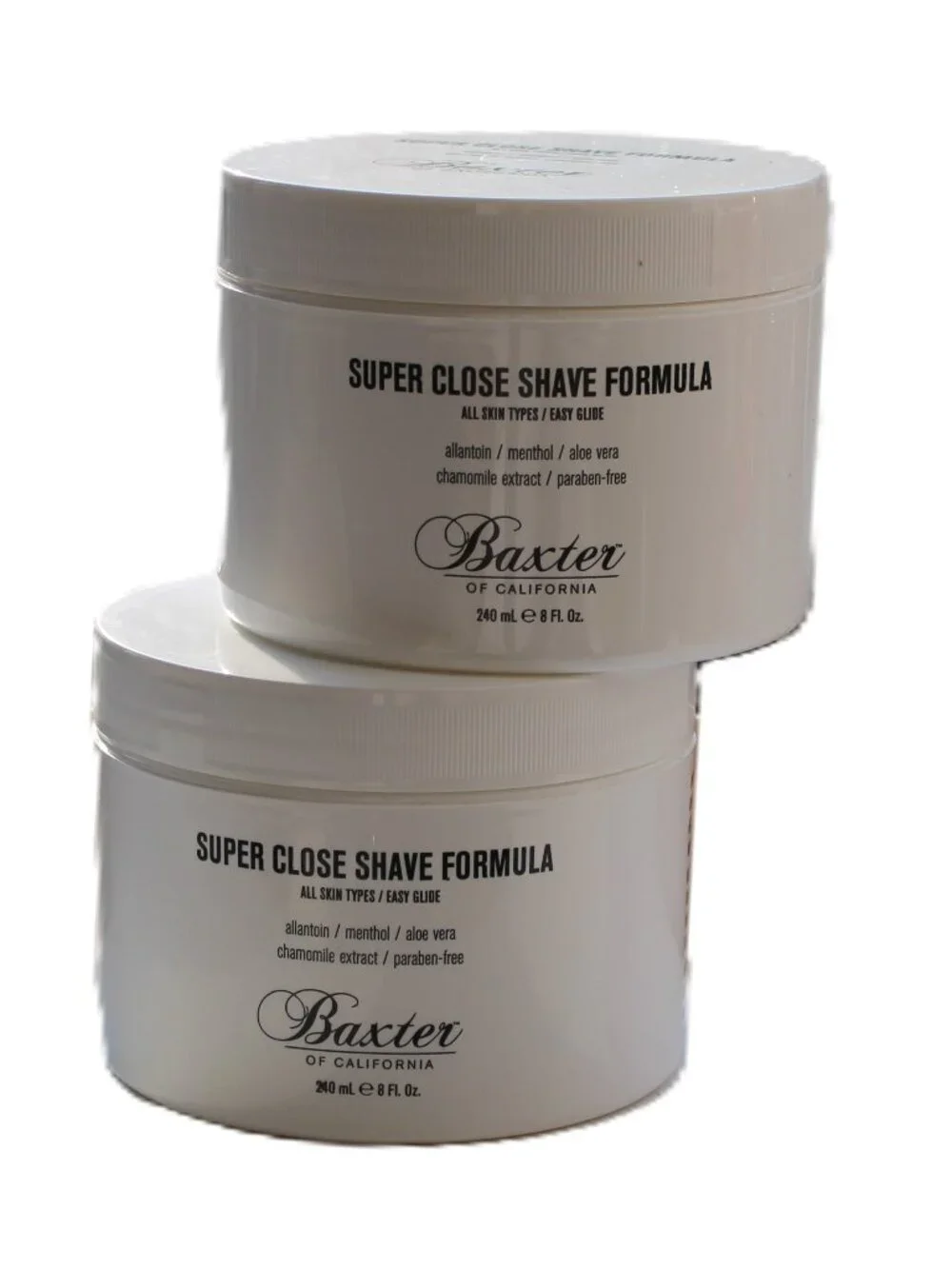 Baxter Of California Super Close Shave Formula 8 oz (lot of 2pc)