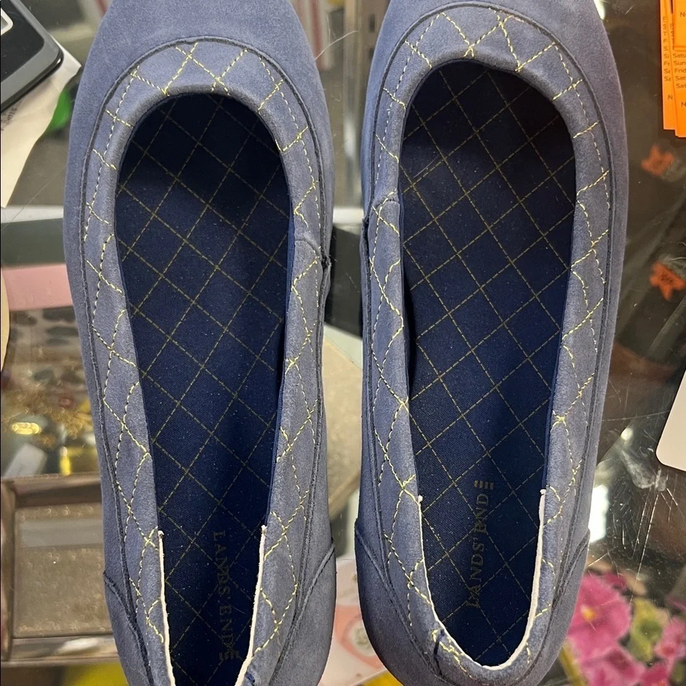 Lands End elegant blue