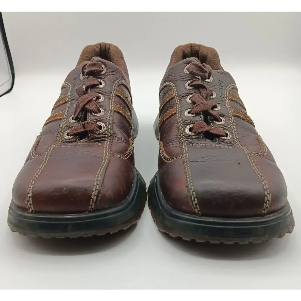 Bed Stu Loafers Shoes Men 9 Brown Leather Lug Sole Oxford Heritage Grunge 90s