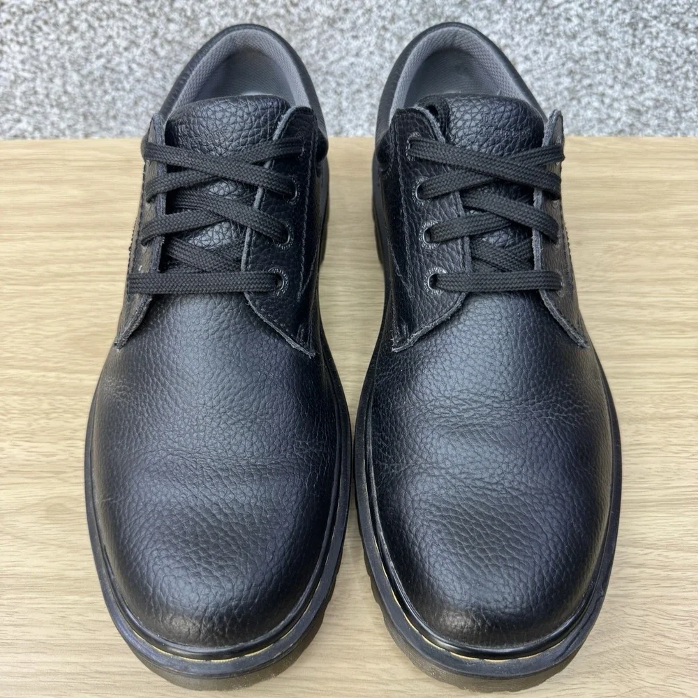 DR. MARTENS Ashfeld Oxford Utility Shoe Men's Size 12 Black Leather‎ Lace Up