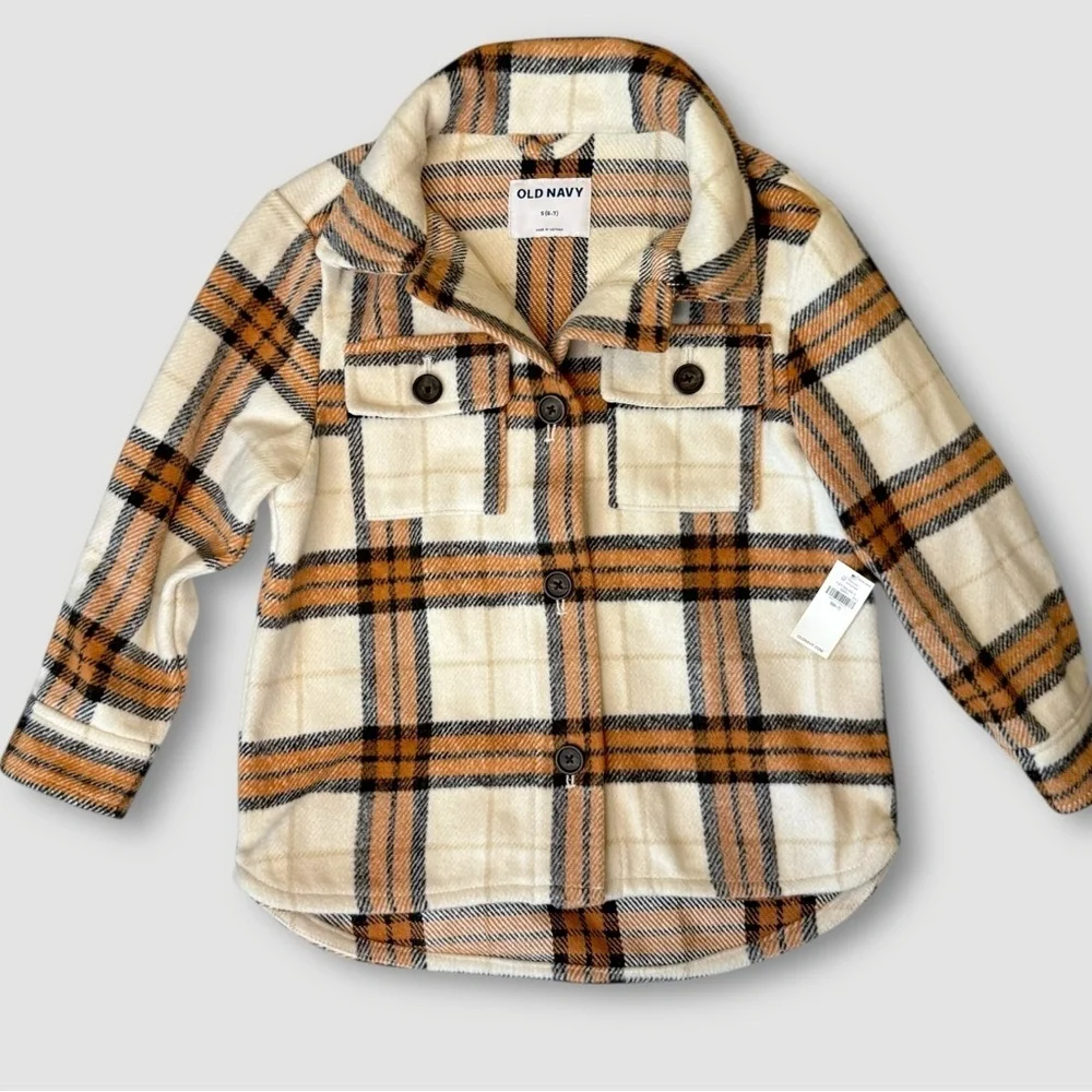NWT GAP + Old Navy size 6–7 girls outfit clothing lot bundle Hoodie, Shacket +