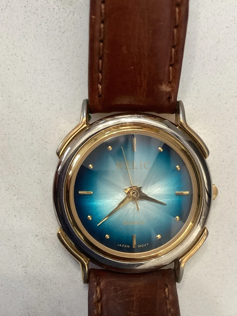 Relic wristwatch striking