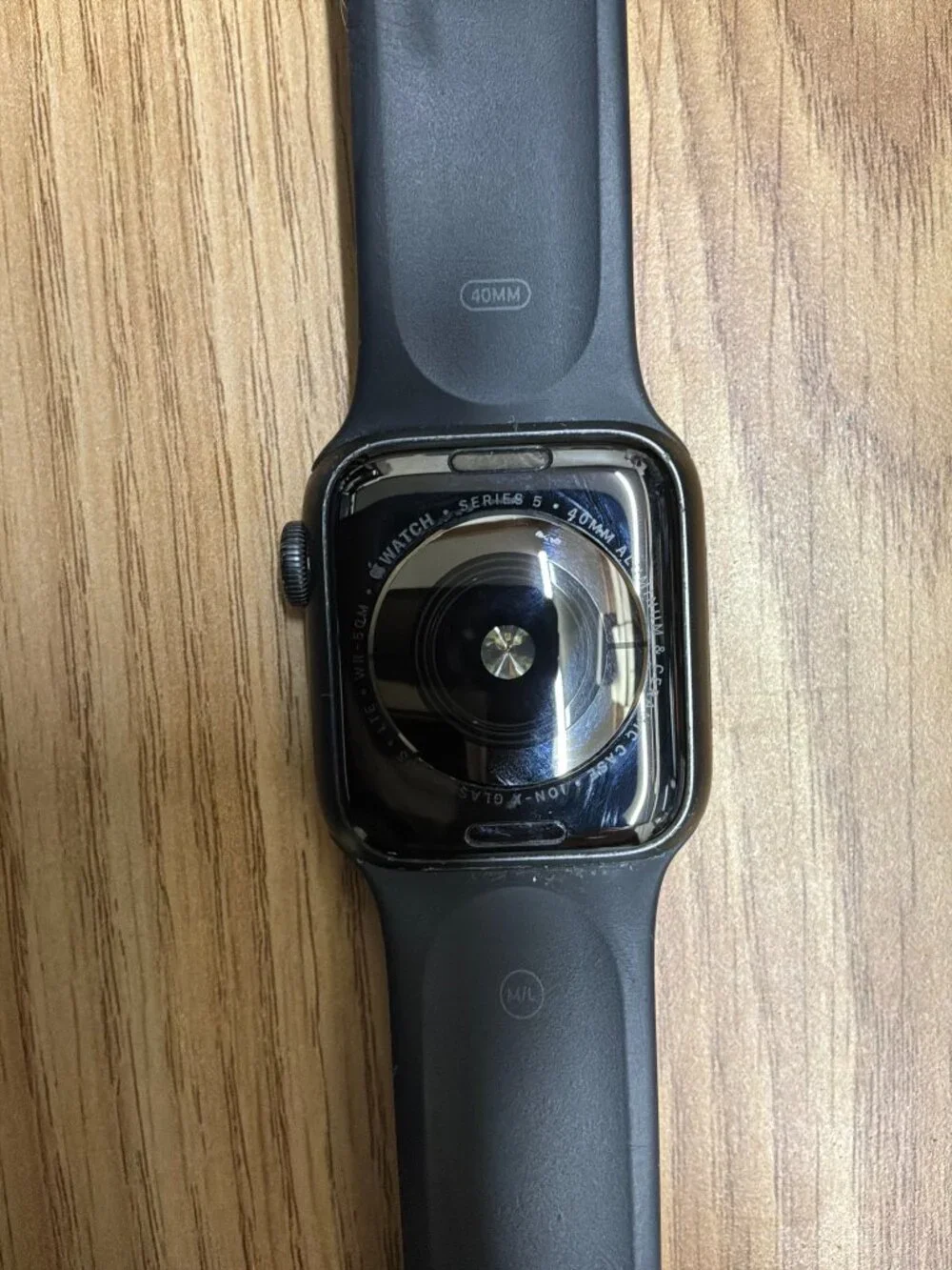 Apple Watch Series 5 40mm Space Gray GPS Smart Watch Locked For Parts Repair