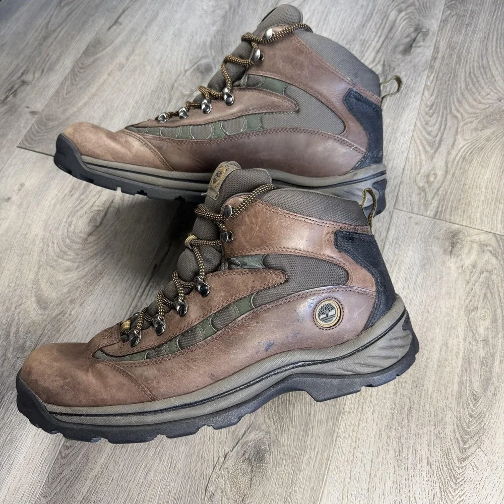 Timberland Boots Mens Size 12 Brown Camo Outdoor Performance Hiking 12182