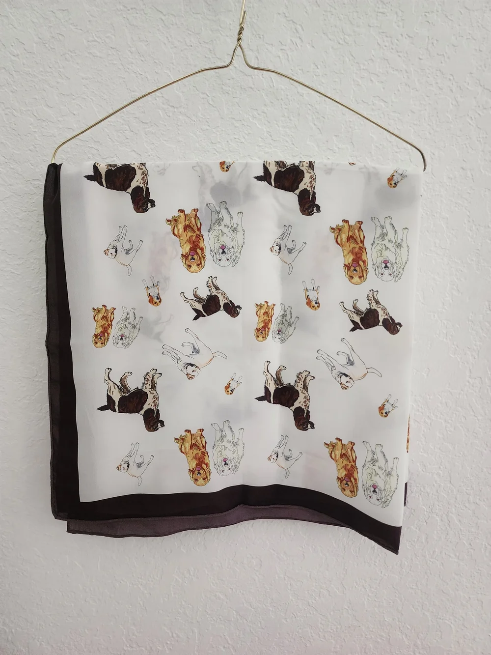 DUBARRY | Dog Print Silk Scarf