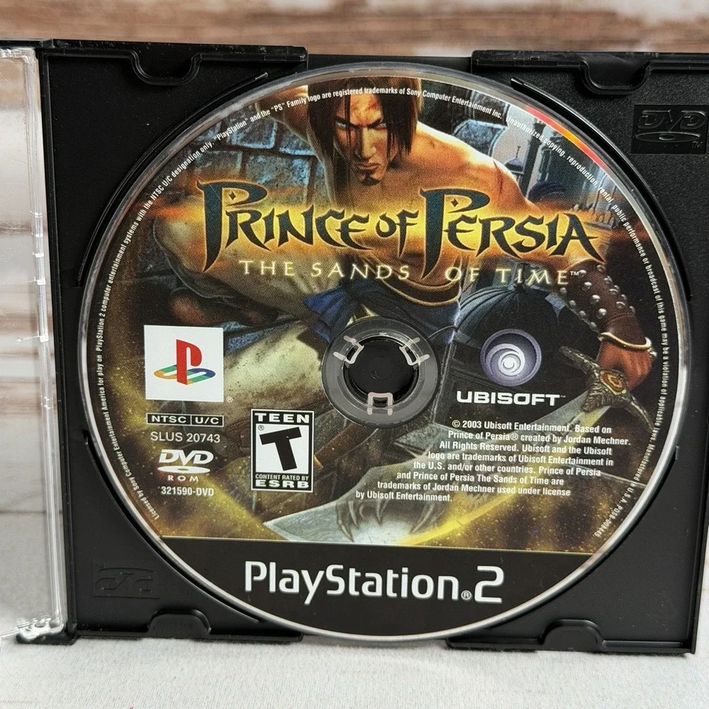 Prince of Persia The Sands of Time PS2 Game PlayStation 2 Disc Only Resurfaced