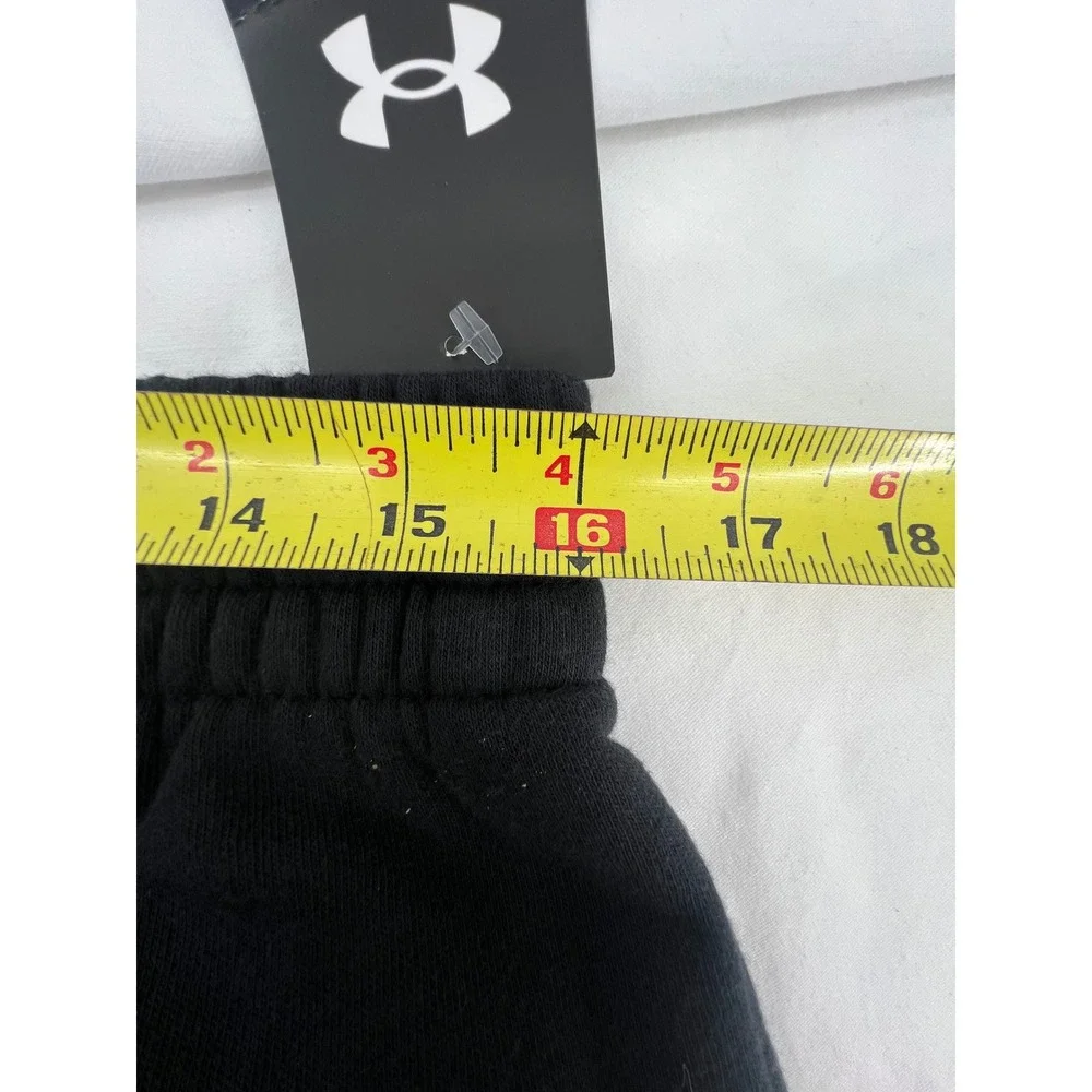 Under Armour Mens UA Rival Fleece Pants Black Loose Fit Size L G‎ G