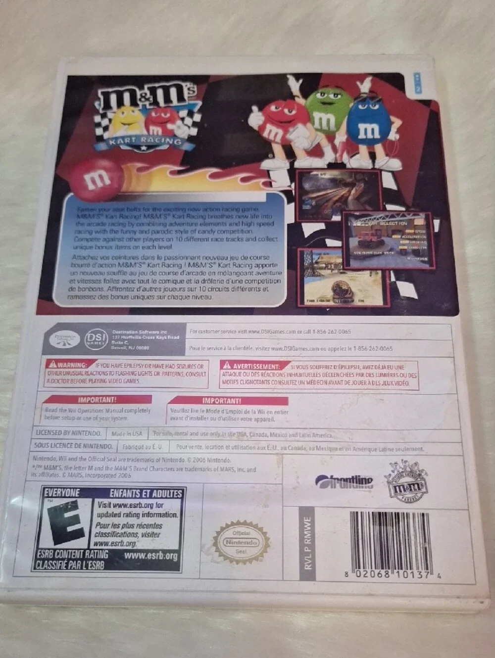 Wii m&m kart
