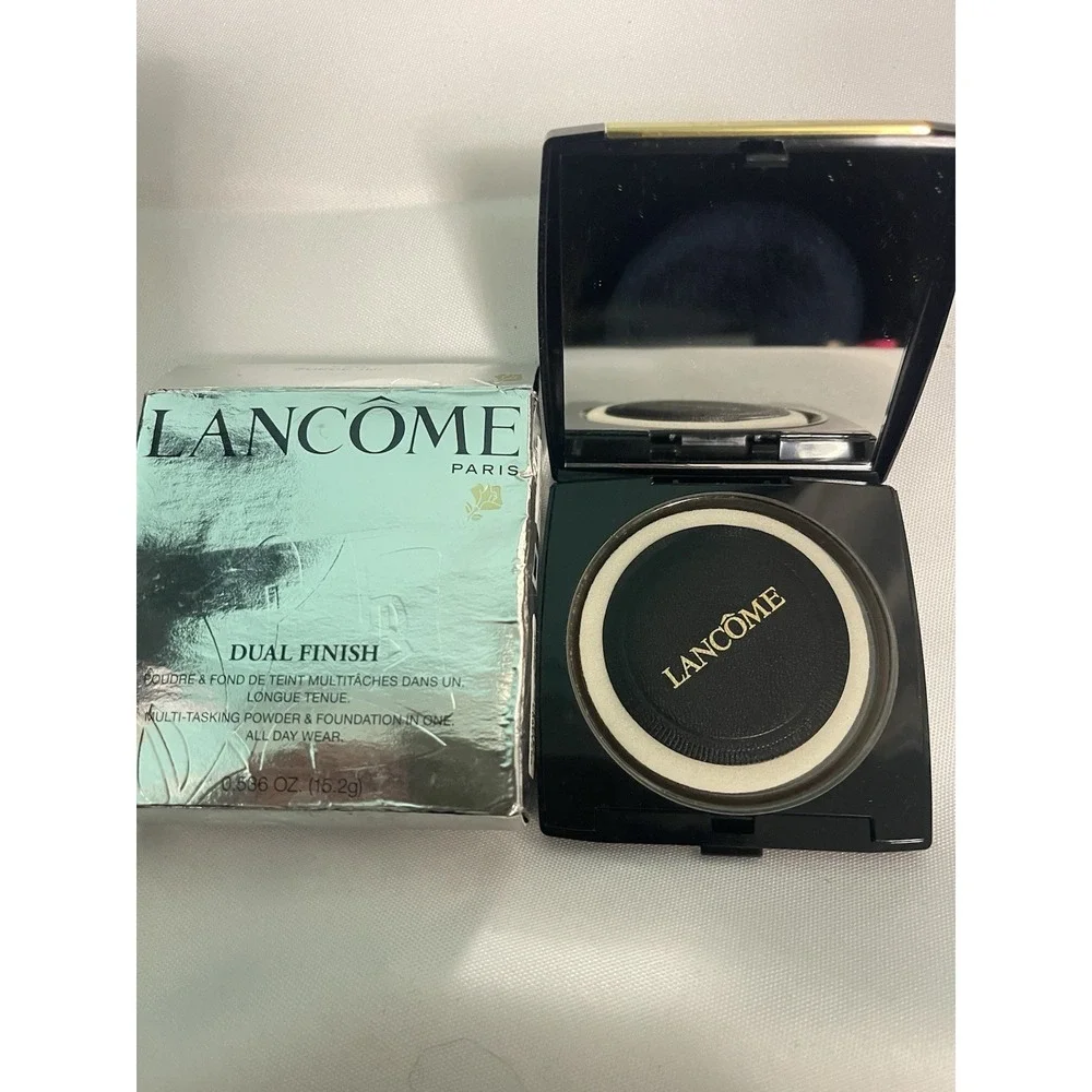LANCOME ~ DUAL FINISH POWDER MAKEUP ~ # 520 SUEDE (W) ~ 0.536 OZ‎