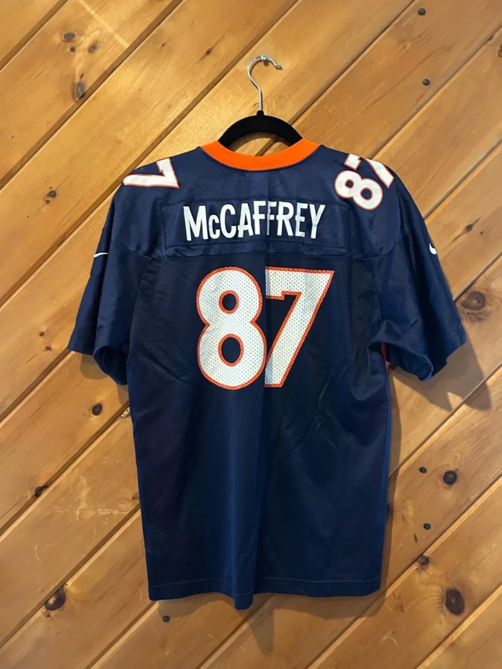 Youth XL Nike NFL Denver Broncos Ed McCaffrey retired player jersey
