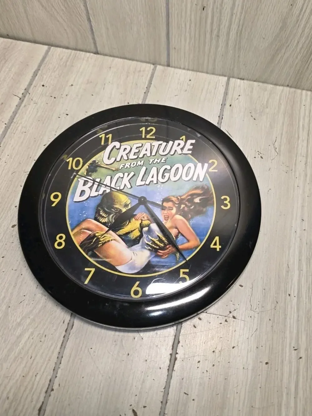 Creature From Black Lagoon Wall Clock Art Time Piece Home Decor Movie Poster Art