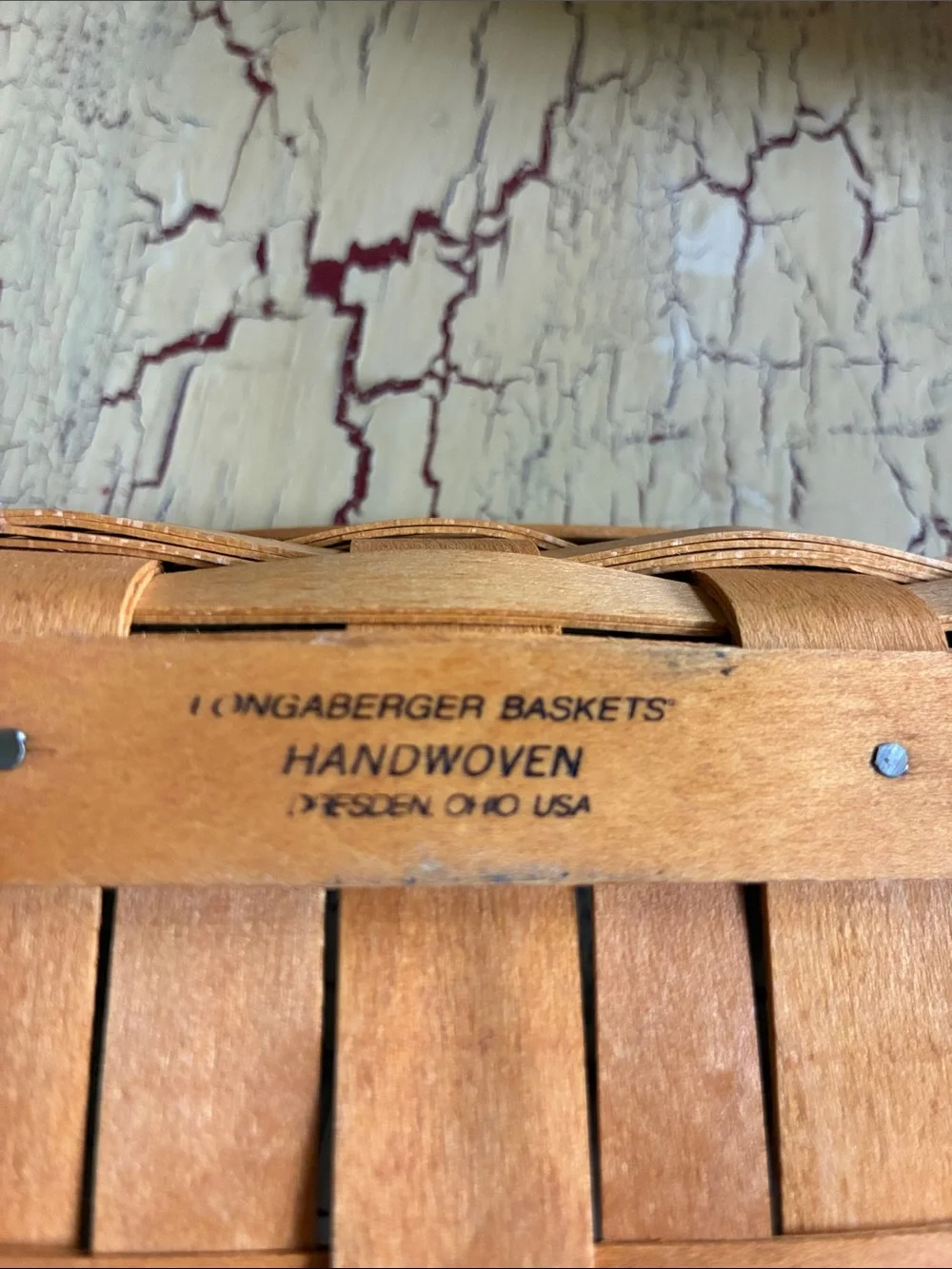 Longaberger woven note