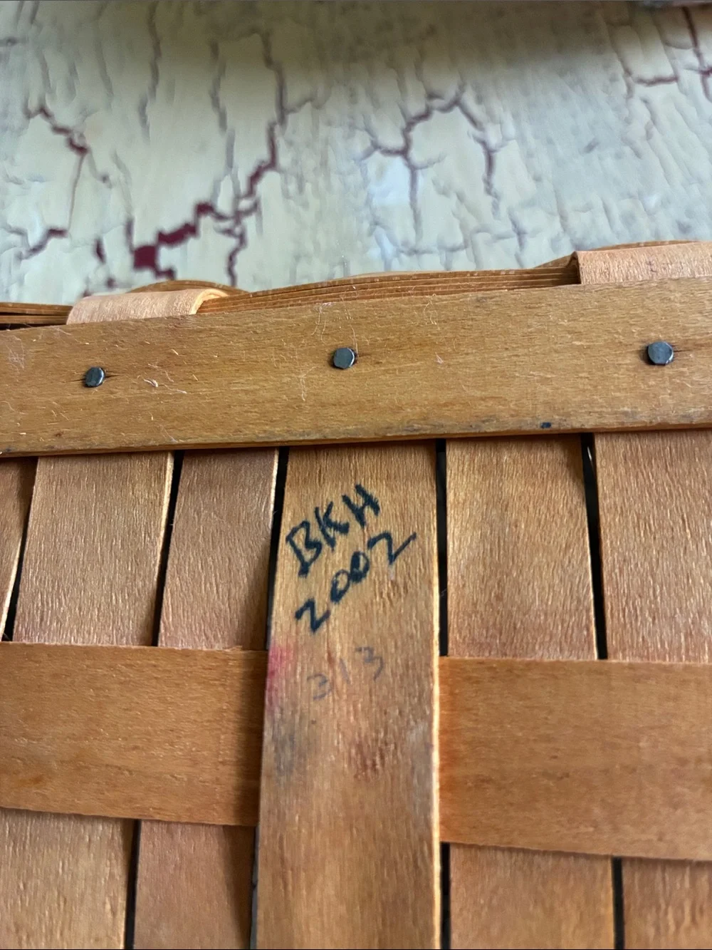 Longaberger woven note