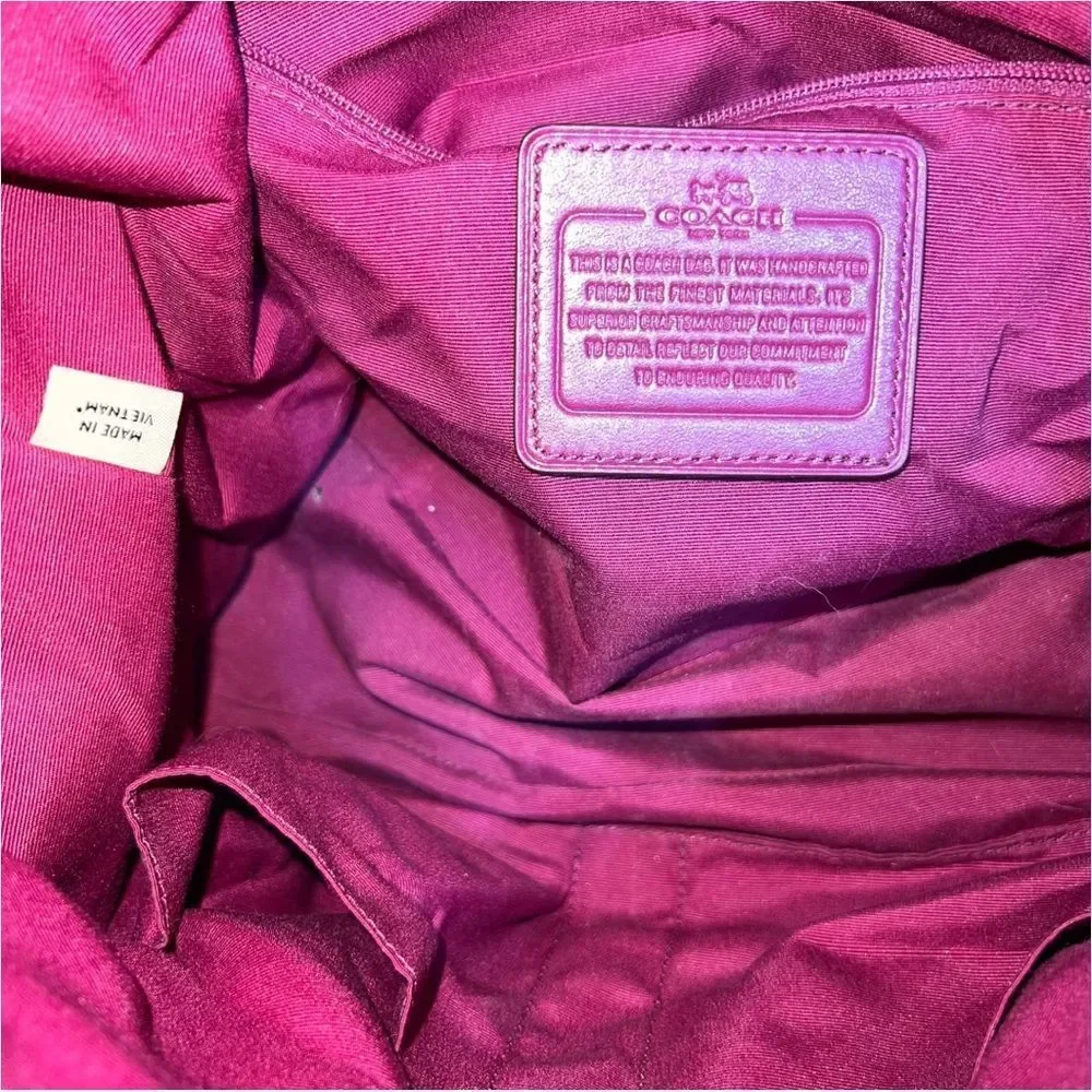 Coach fuchsia pink