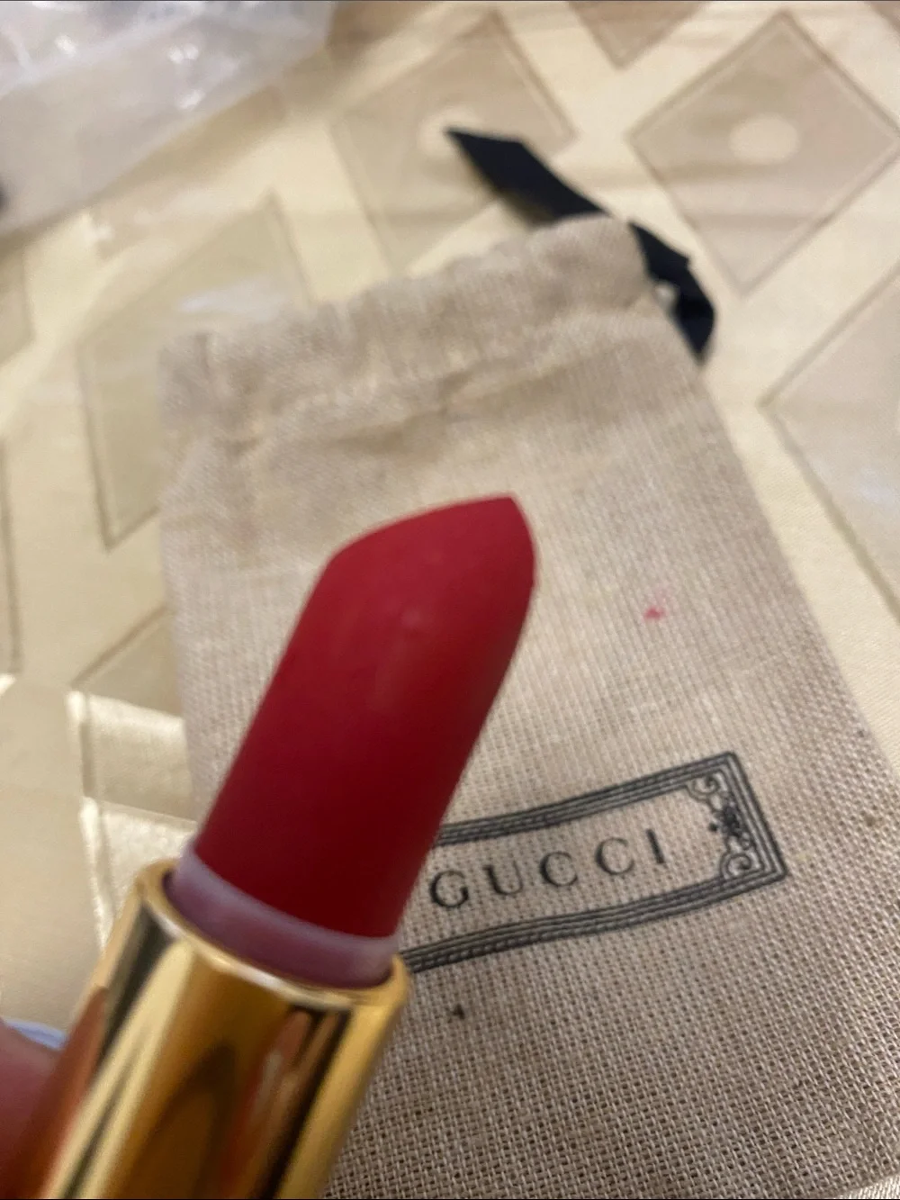 Gucci matte lipstick