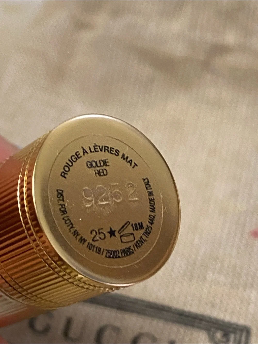 Gucci matte lipstick