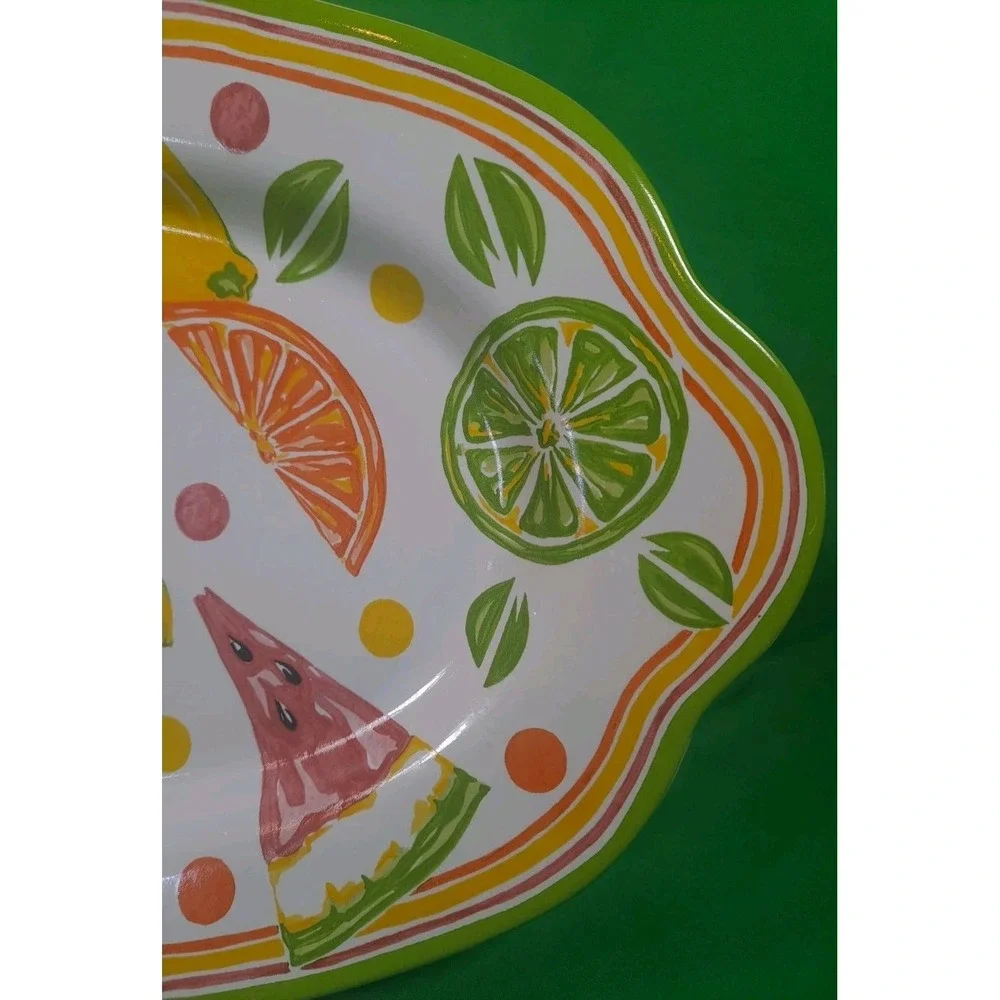 PartyLite ceramic platter