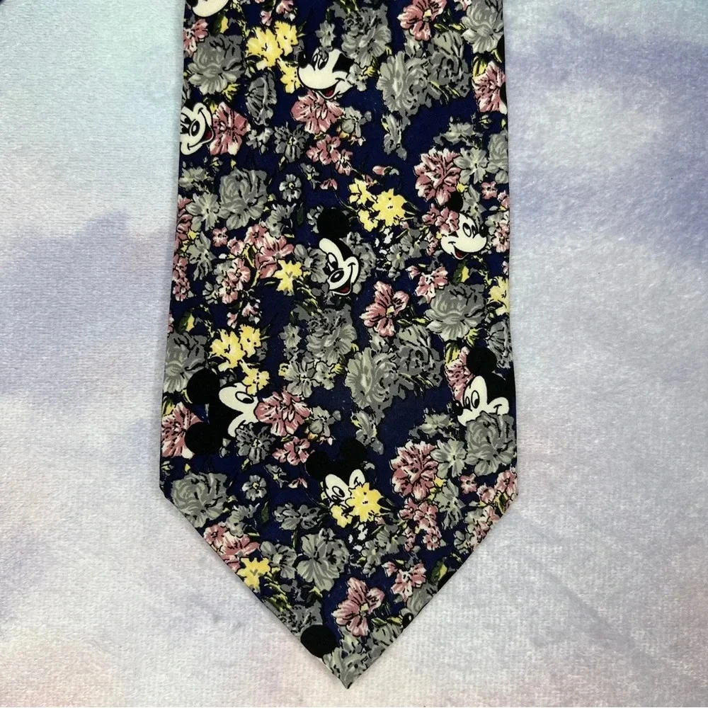 Mickey Mouse Men's Necktie Disney Tie Rack Silk