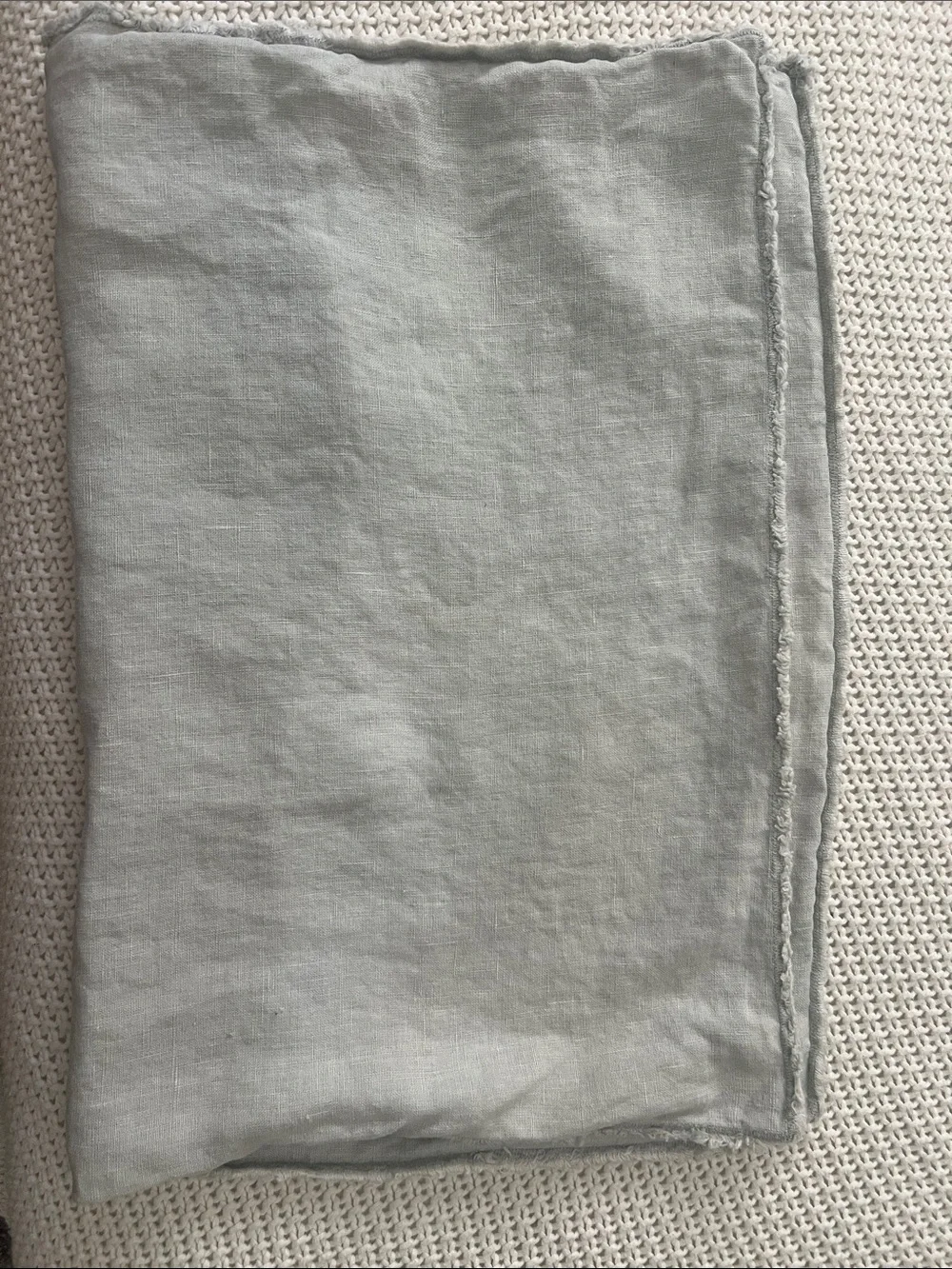 Pom Pom at Home Light Gray Luxury Linen Shams