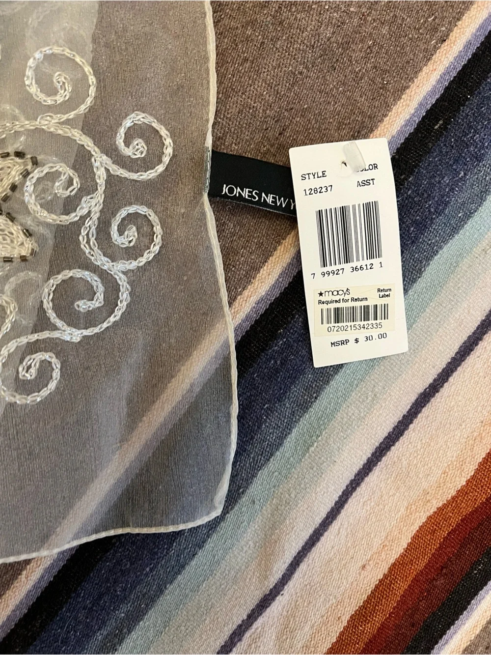 Jones New York lightweight sheer