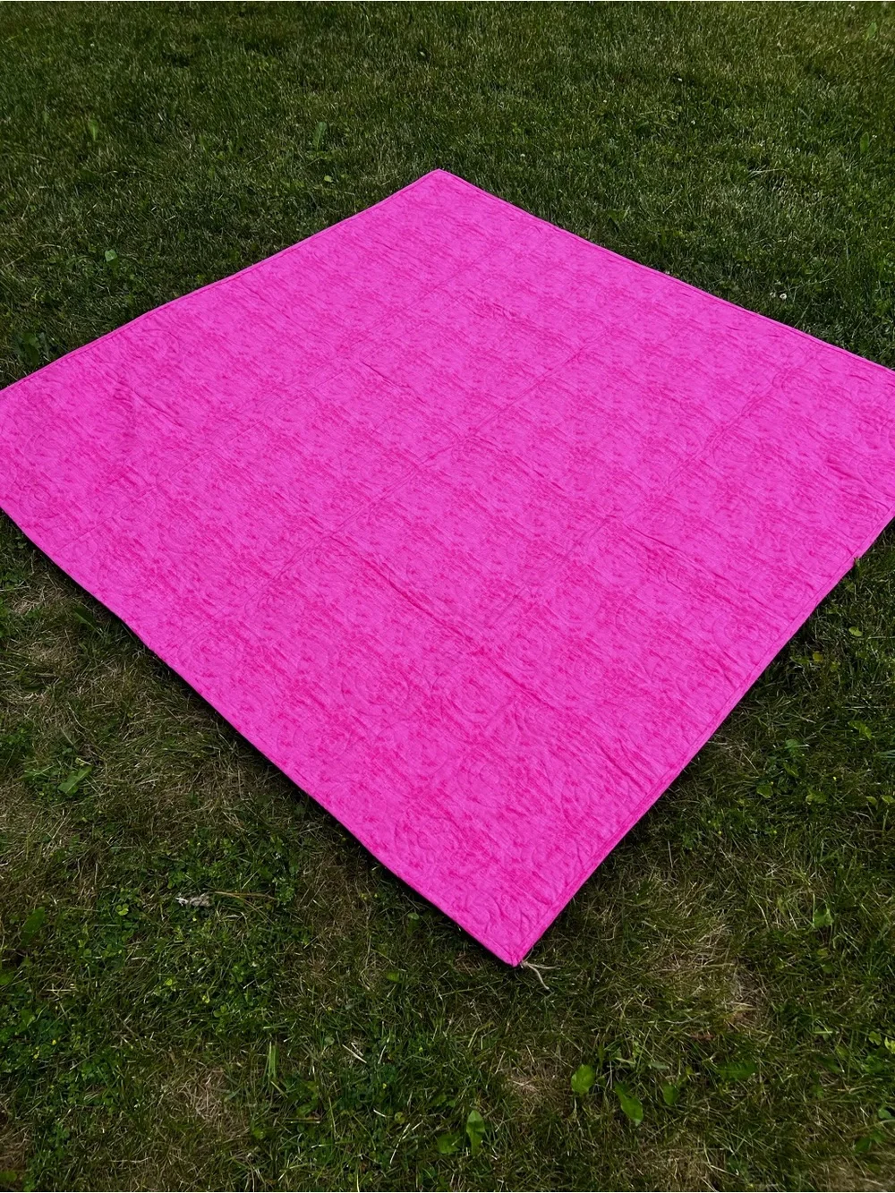 Handmade quilted blanket