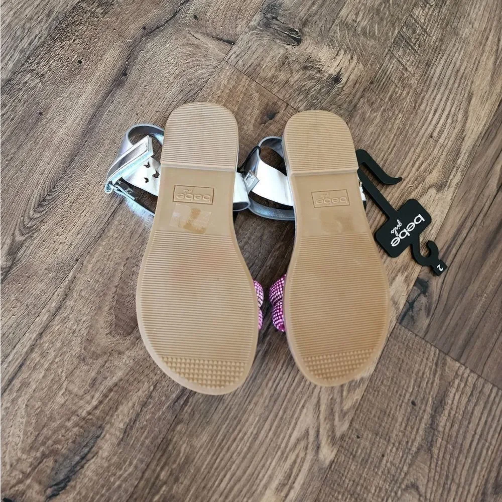 bebe size new sandals