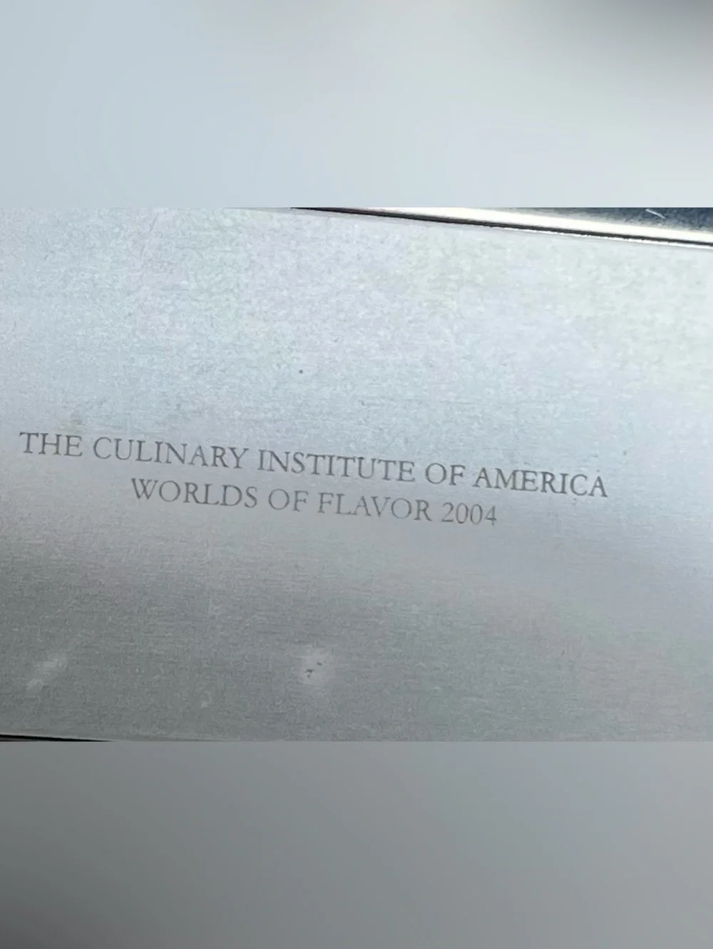 The Culinary Institute of America vintage 2004