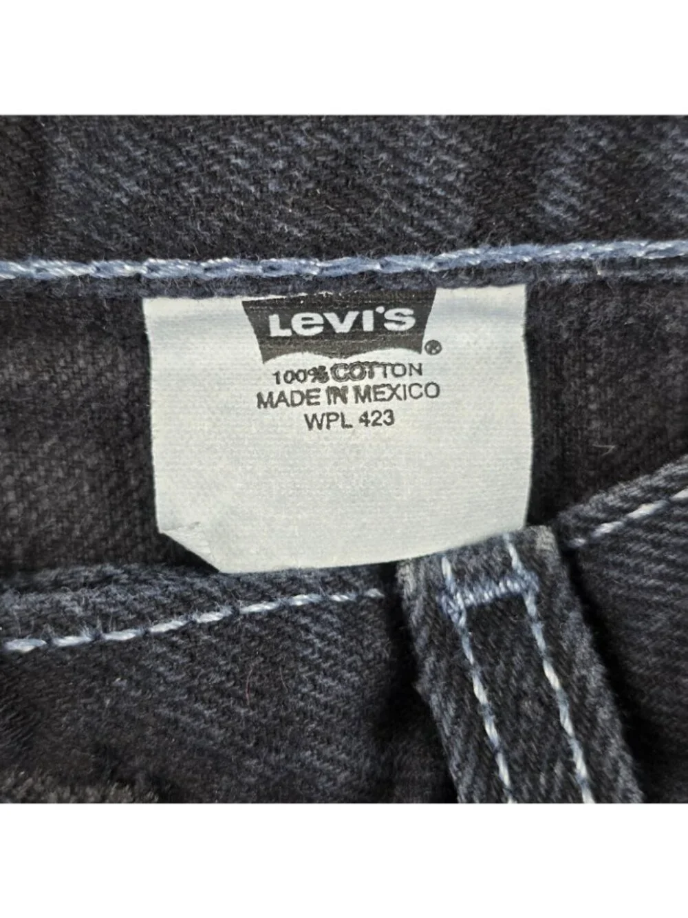 Levi's 501 Jeans Mens 33x30 Dark Wash Button Fly Deadstock Preshrunk NWT 2003