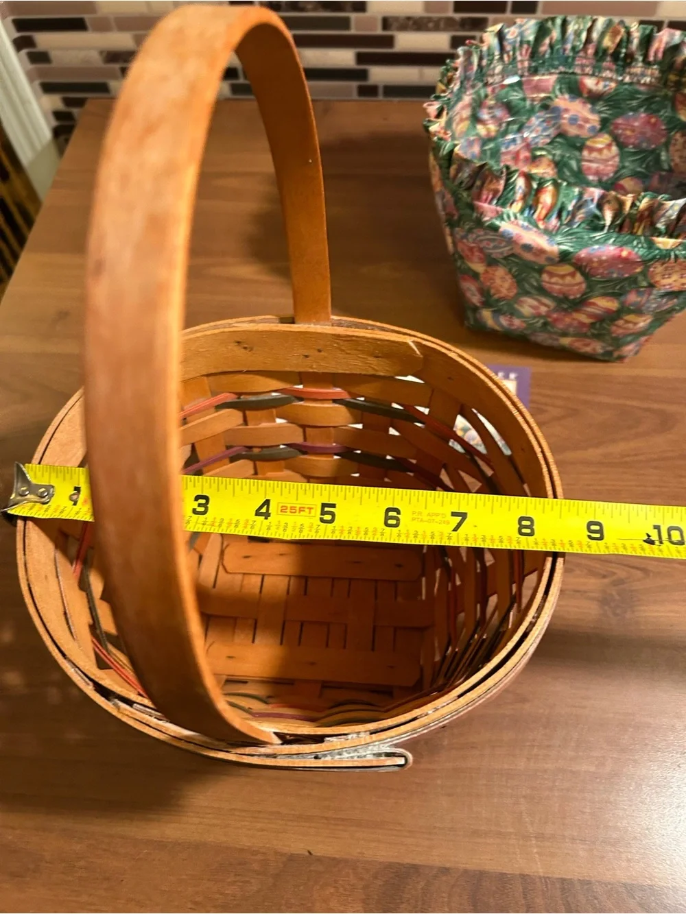 Longaberger handwoven basket