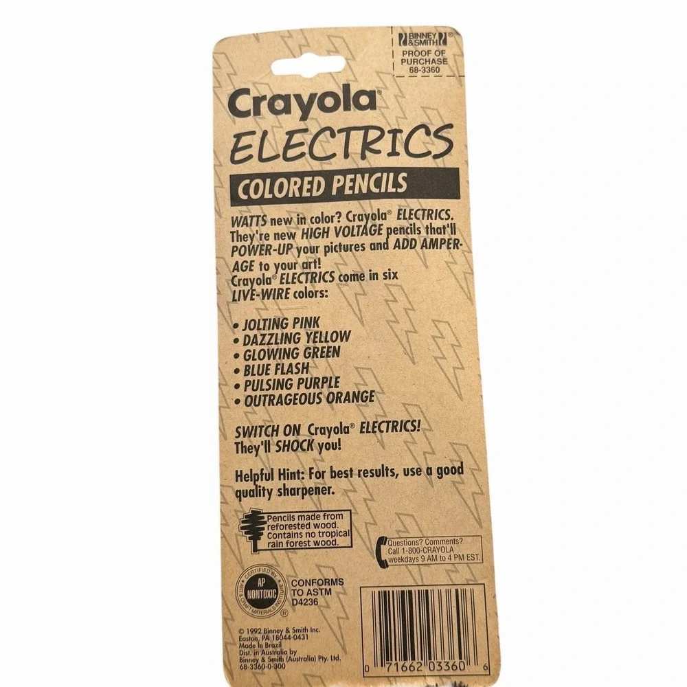Crayola vintage electrics