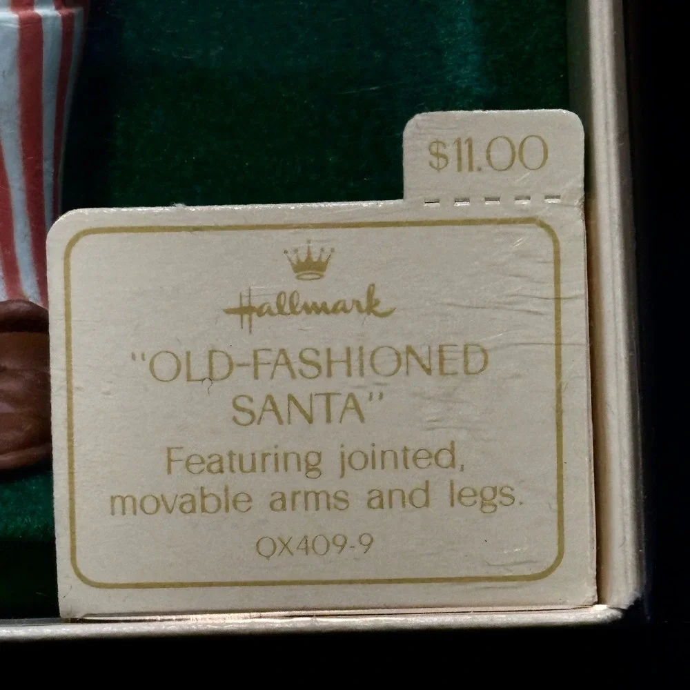 Hallmark 1983 Keepsake OLD FASHIONED SANTA Christmas Ornament Moveable Arms Legs