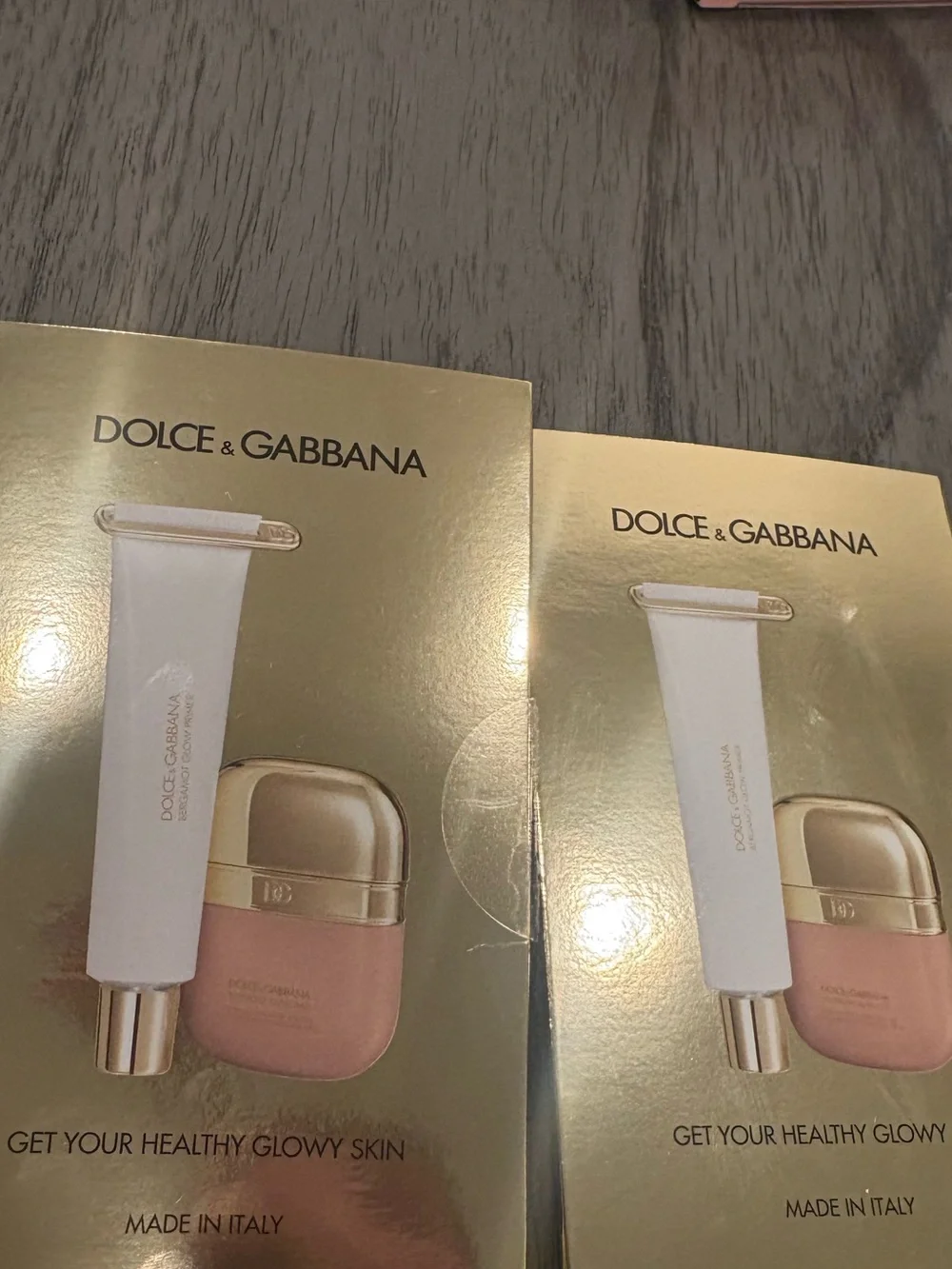 Dolce & Gabbana listing both