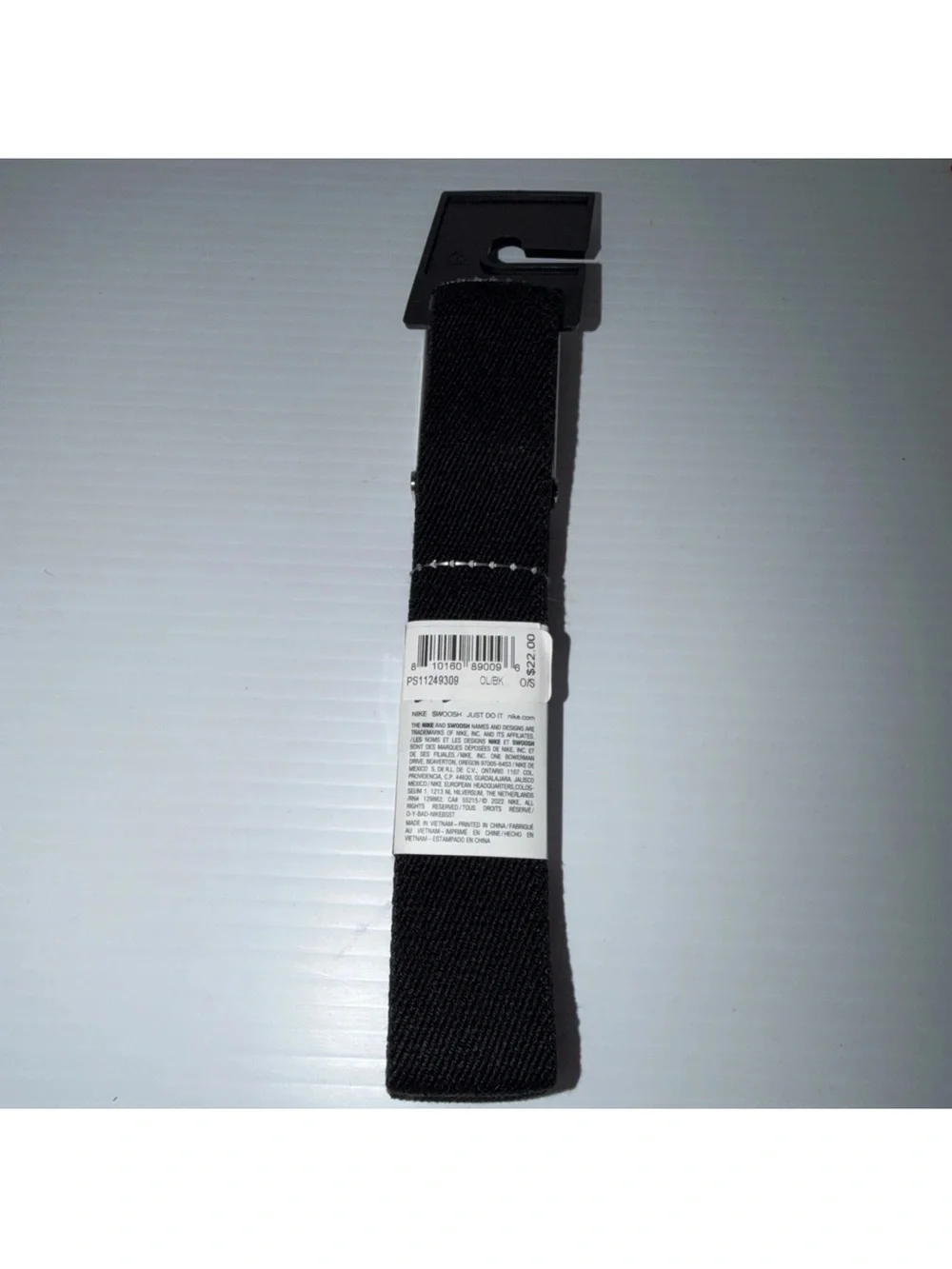 Nike web belt