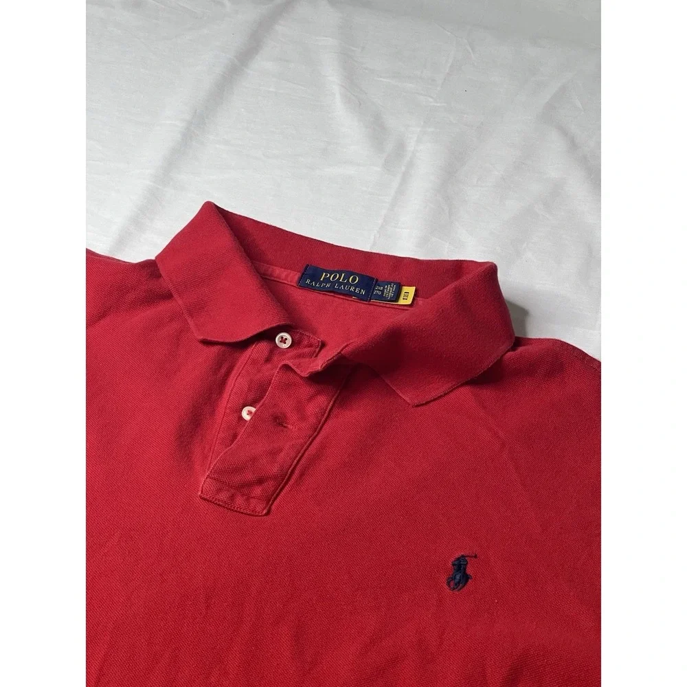 *Polo Ralph Lauren Mens Red Polo Shirt‎ Size 2XB / 2TG Short Sleeve