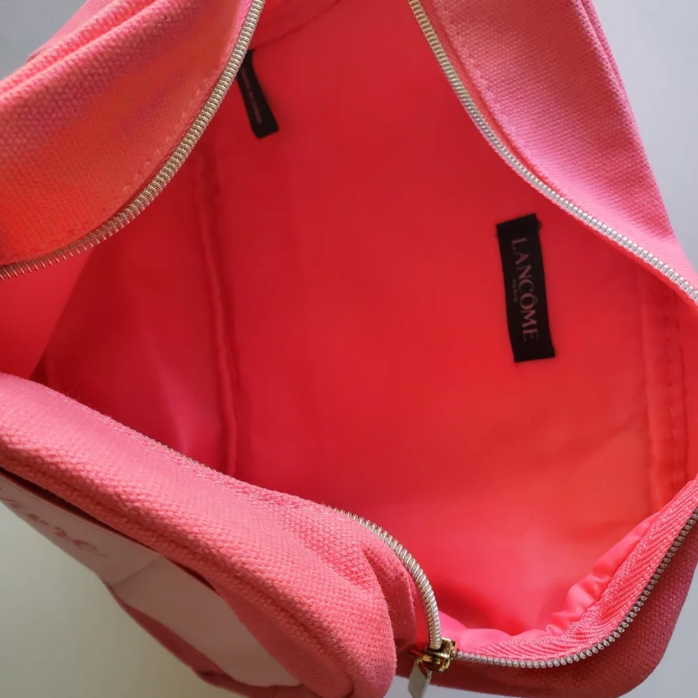 LANCÔME Pink Cosmetic/Toiletry Bag with Goodies 💝