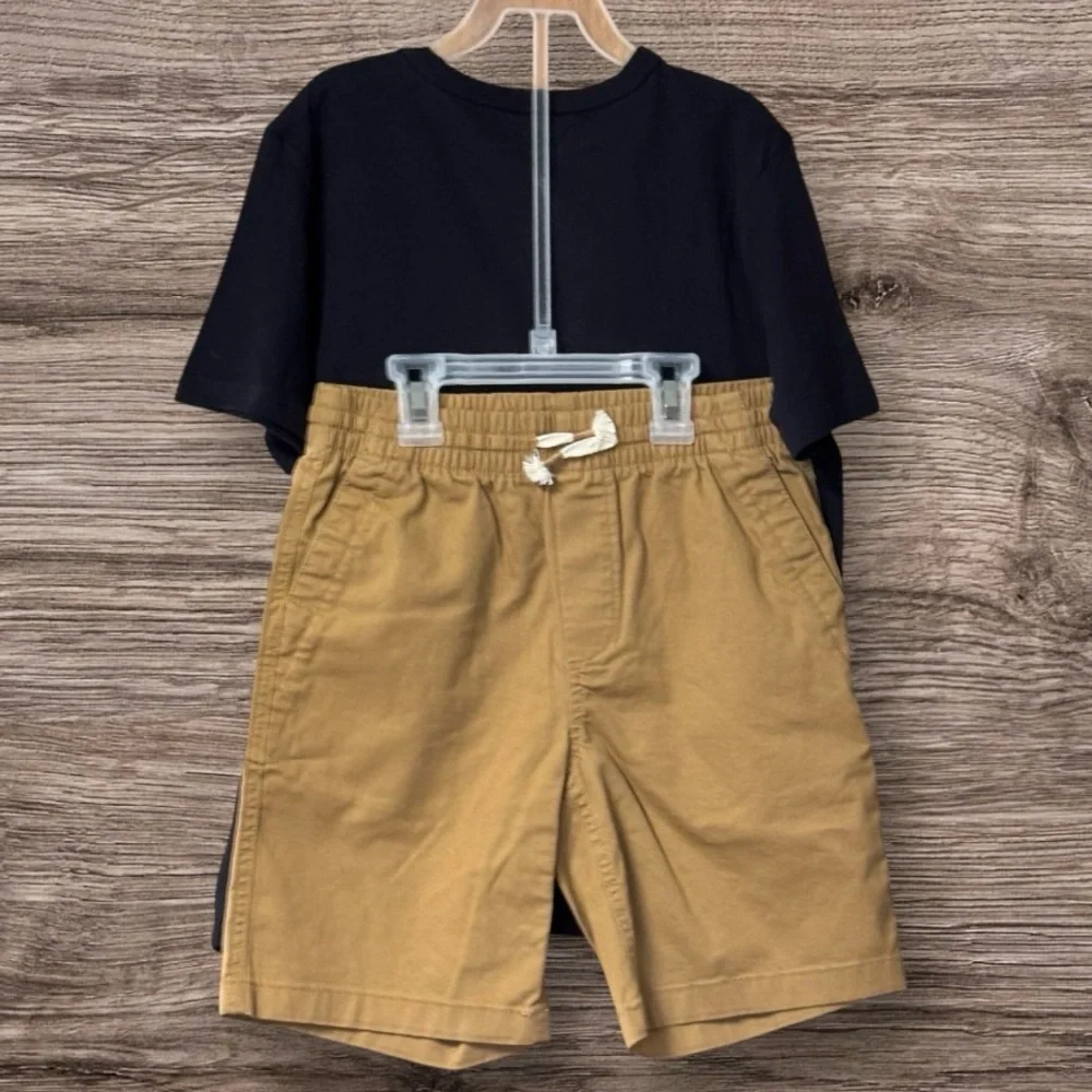 NWT Big Boys GAP two piece Short Set SZ 10/12