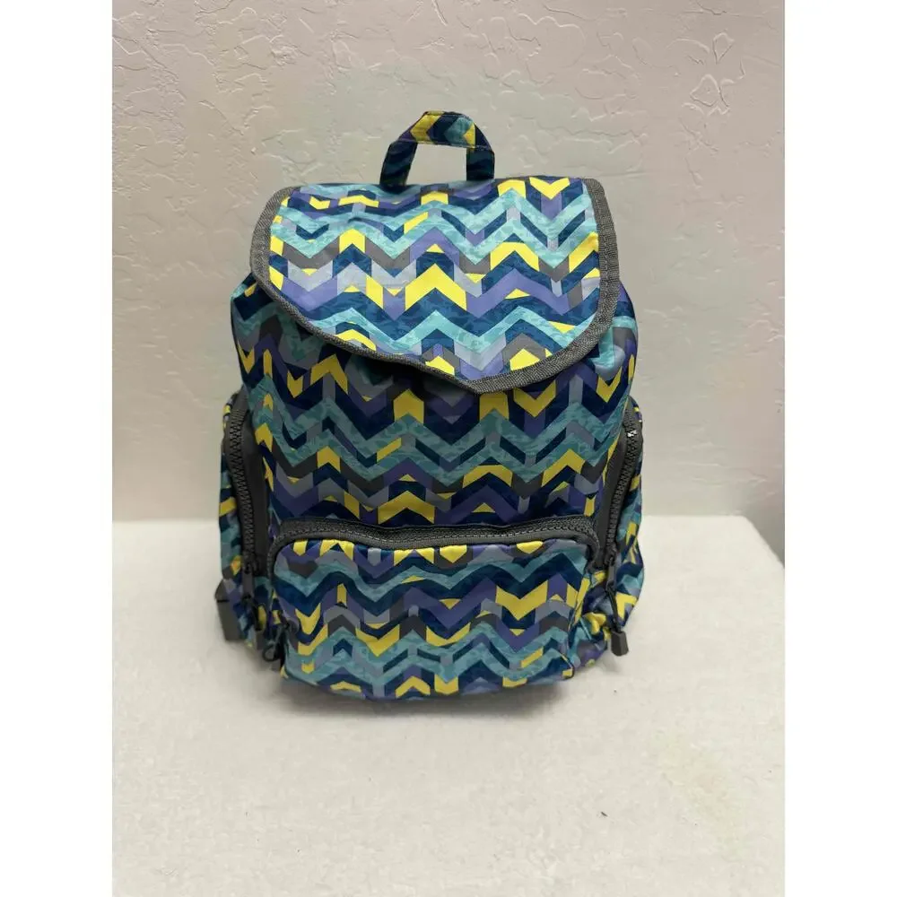 North Bend Multi-Color Chevron Pattern‎ Bucket Backpack
