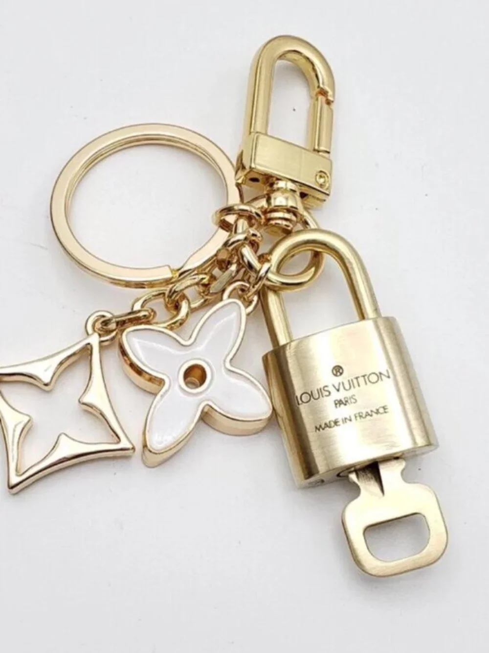 Authentic LV Gold Padlock 🔒Unbranded Keychain Charm for Louis Vuitton Bags