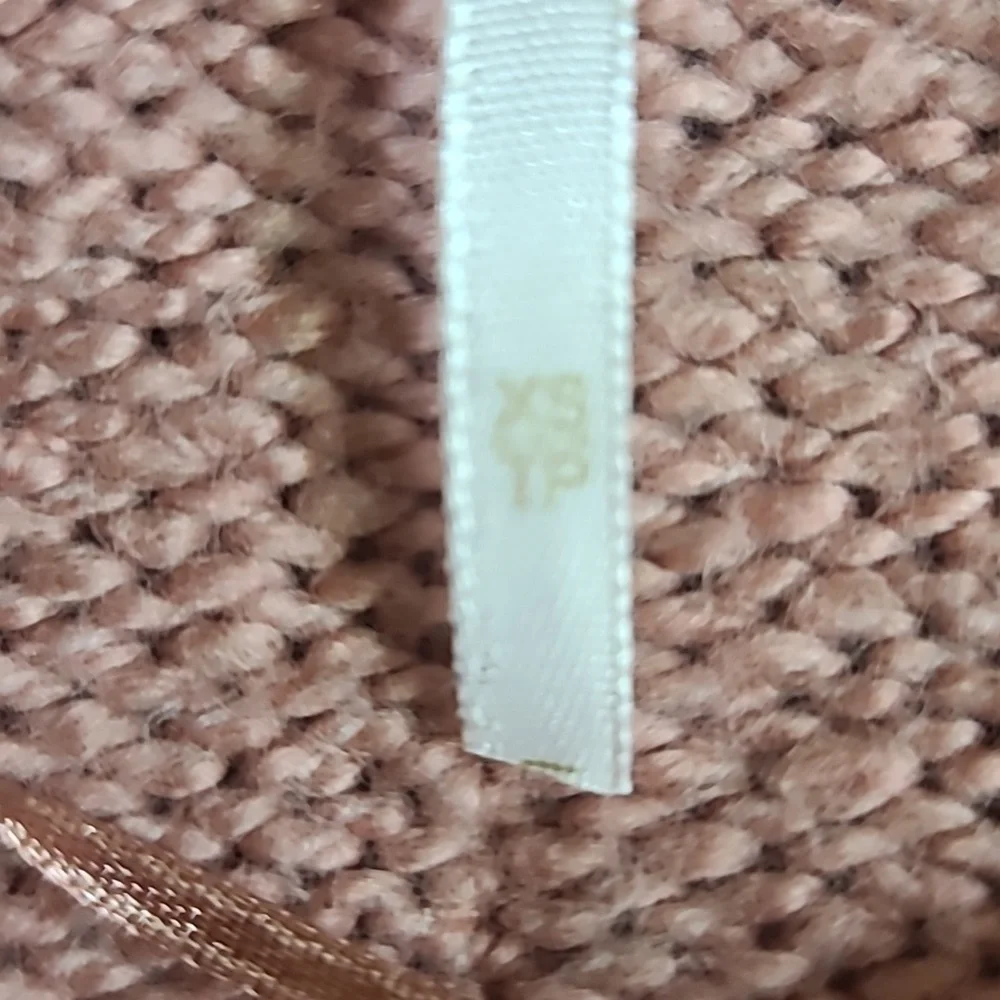 Free People v neck shaggy knit sweater