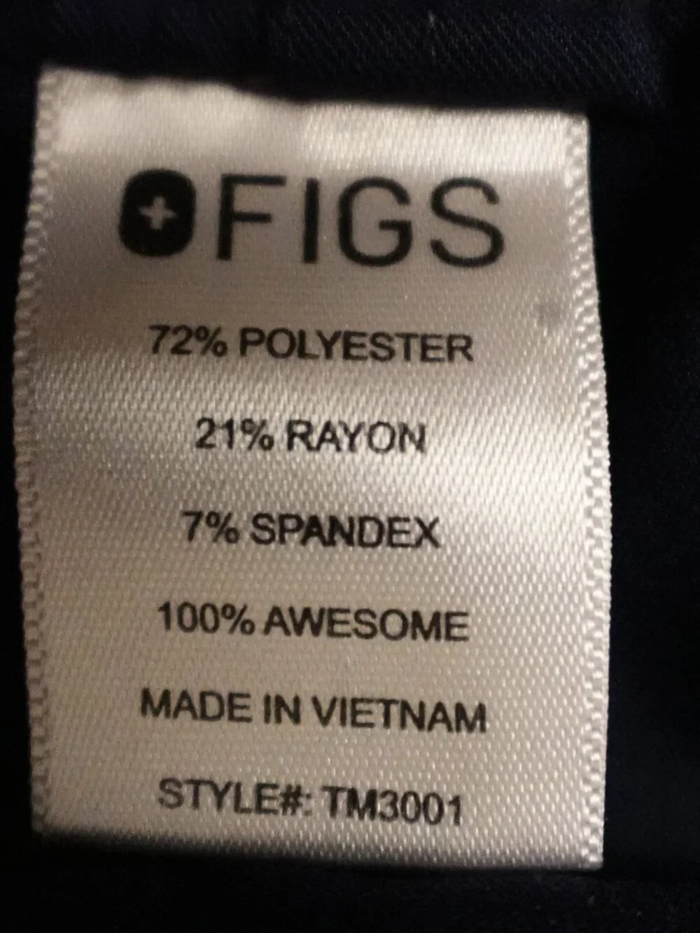 FIGS Cairo‎ Cargo Scrub Pants Men’s Large Navy Technical Collection Stretch