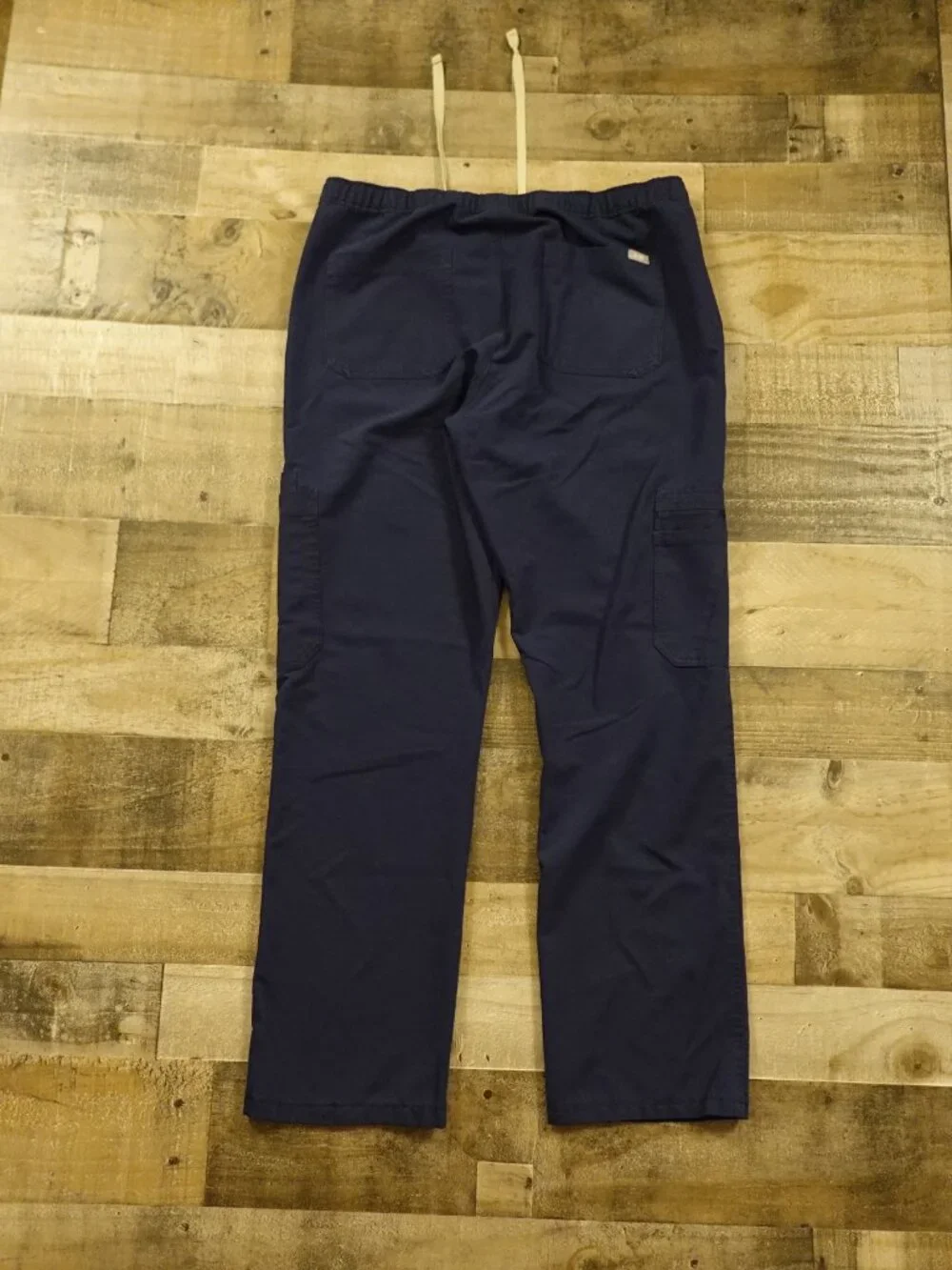 FIGS Cairo‎ Cargo Scrub Pants Men’s Large Navy Technical Collection Stretch
