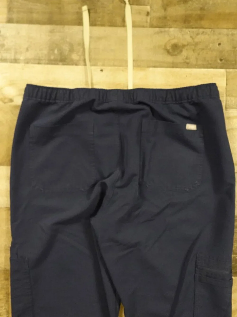 FIGS Cairo‎ Cargo Scrub Pants Men’s Large Navy Technical Collection Stretch