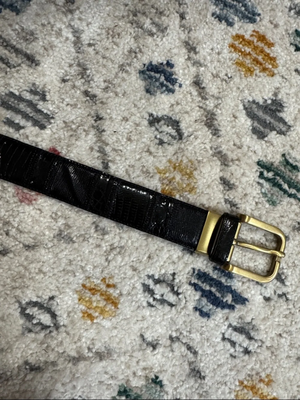Vintage genuine crocodile