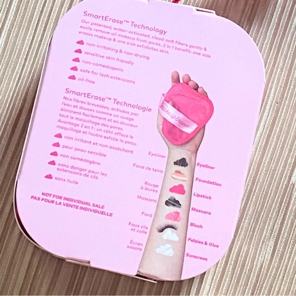 Make Up Eraser Daily Pink Makeup Remover Cloth Ornament