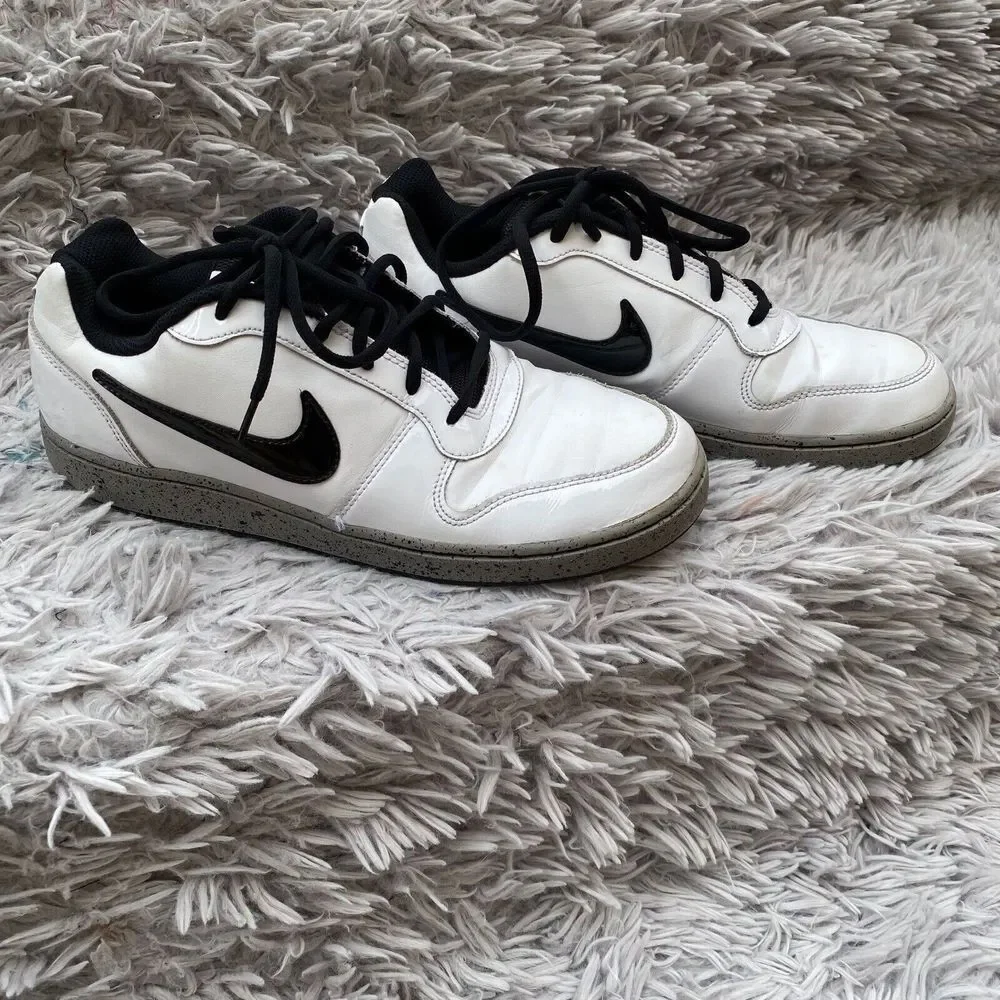 Nike‎  Ebernon Low White Cement 2019 - CK0034-100 Men’s Size 8.5 Pre Owned