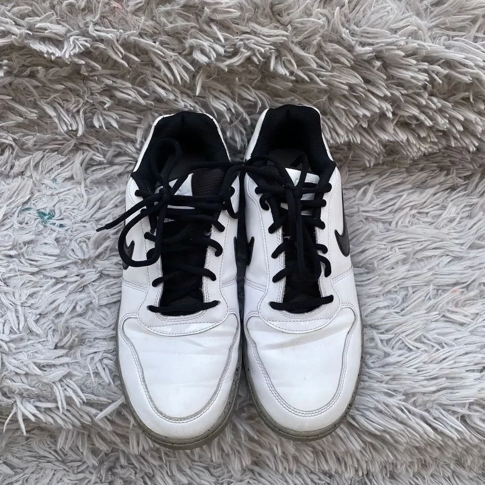 Nike‎  Ebernon Low White Cement 2019 - CK0034-100 Men’s Size 8.5 Pre Owned