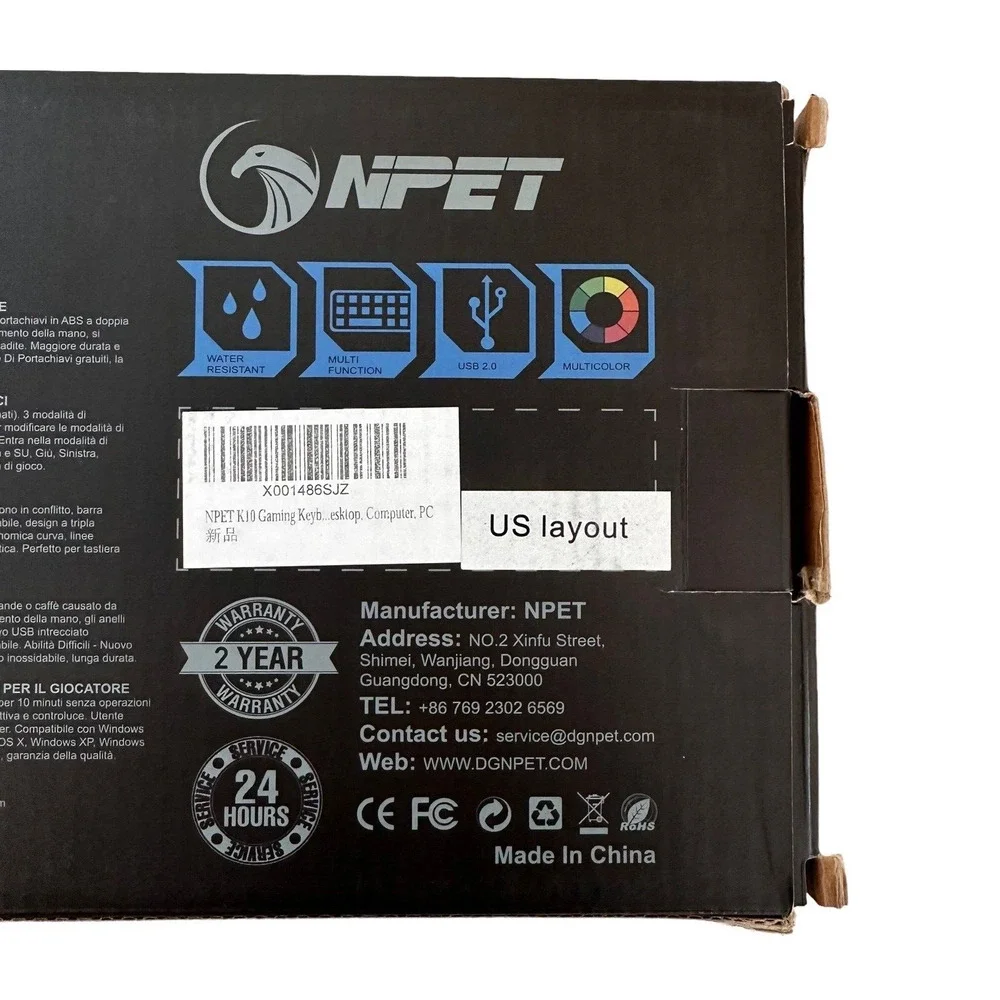 NPET k10 gaming